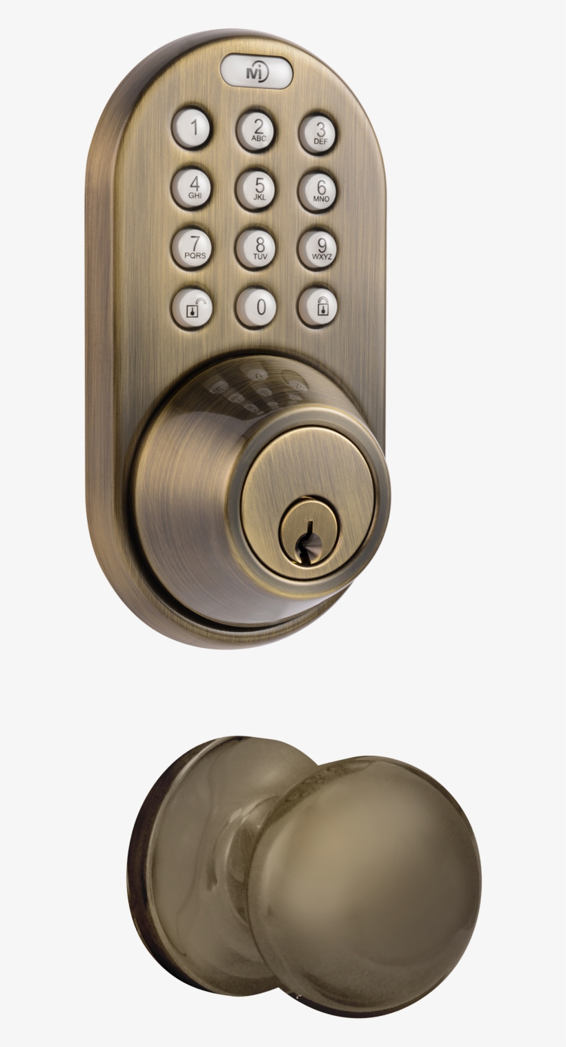 Keyless Entry Deadbolt And Door Knob Lock Combo Pack - Digital Deadbolt And Doorknob, transparent png download