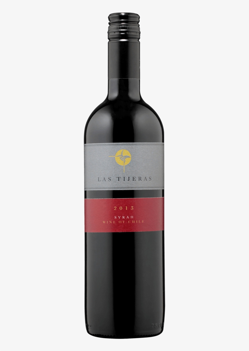 Las Tijeras Cellar Selection Syrah - Glass Bottle, transparent png download