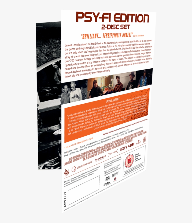 The Man From Mo'wax Dvd, transparent png download