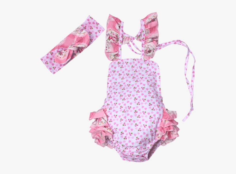 Vintage Floral Romper - Swimsuit Bottom, transparent png download