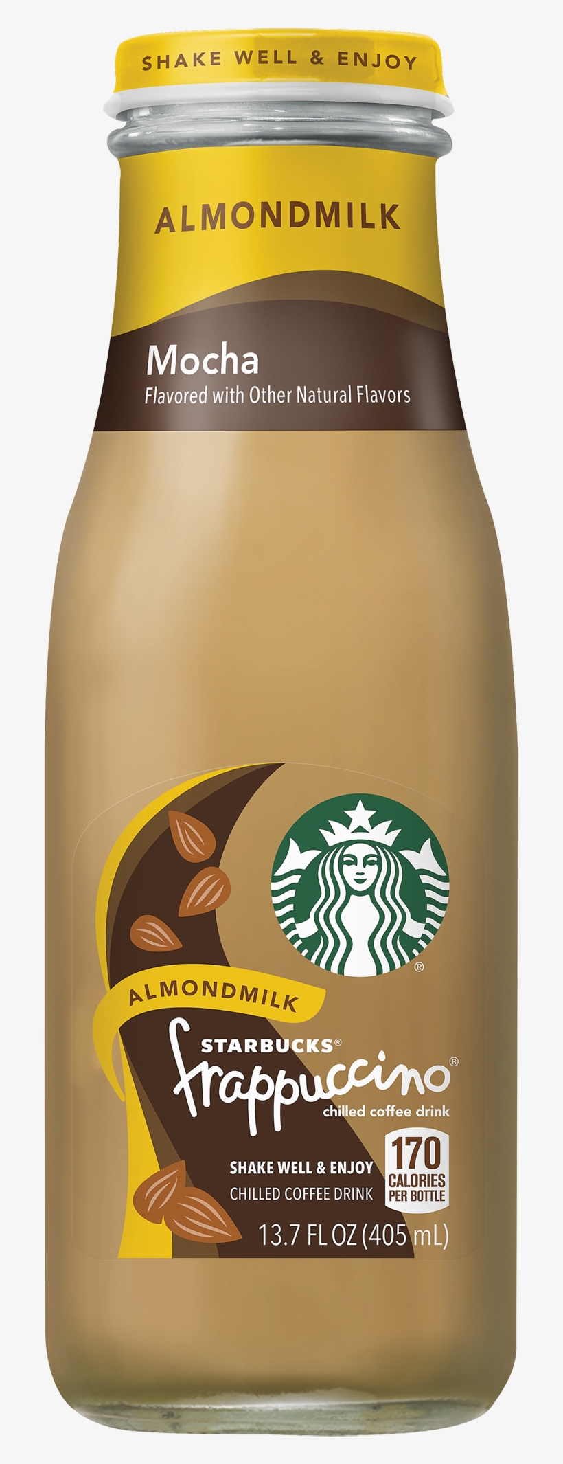 Starbucks Frappuccino With Almond Milk Mocha, transparent png download