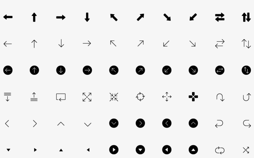 Arrow - Monochrome, transparent png download