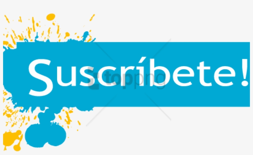 Free Png Suscribete Blue Png Image With Transparent - Suscribete Png Blue, transparent png download