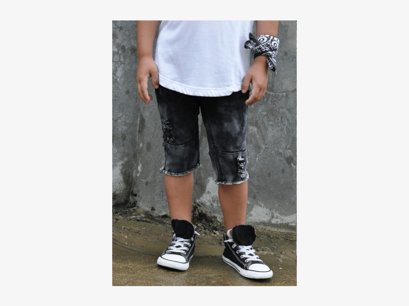 Gender Neutral Fashion, Black Skinny Denim Shorts For - Tennis Shoe, transparent png download