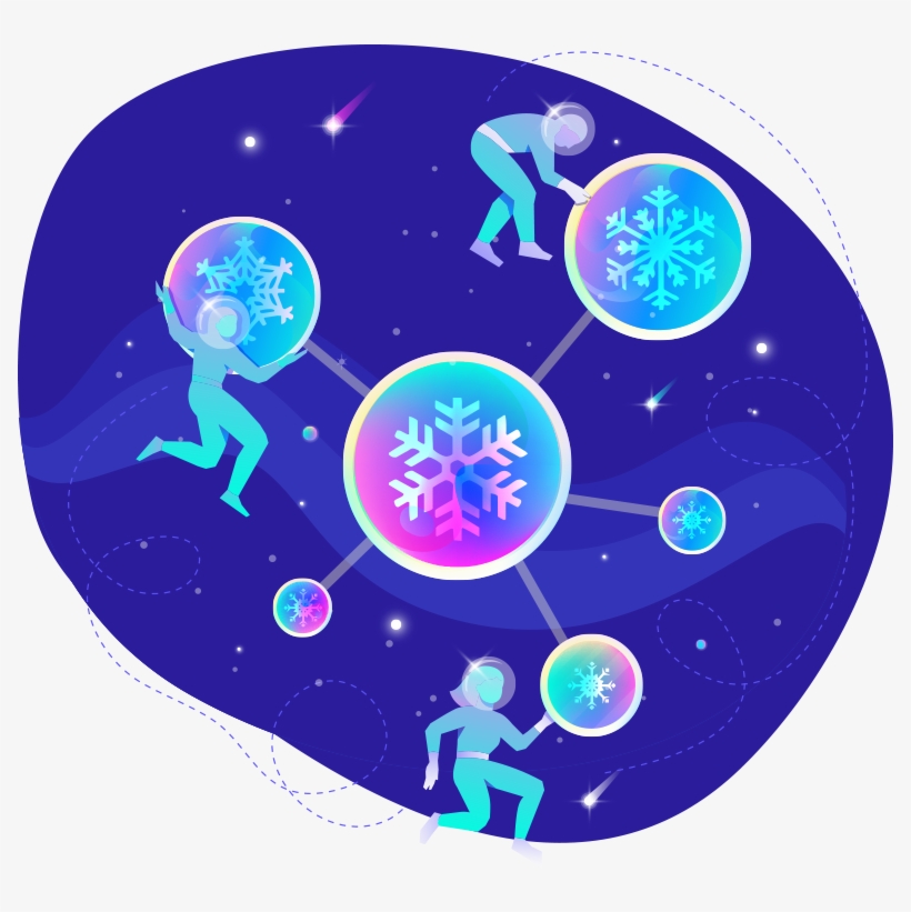 2snowfall - Circle, transparent png download