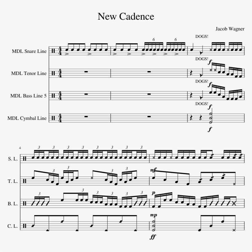 The Thinker - Sheet Music, transparent png download