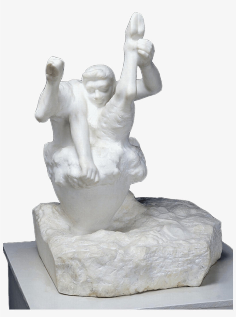 The Three Shades - Statue, transparent png download
