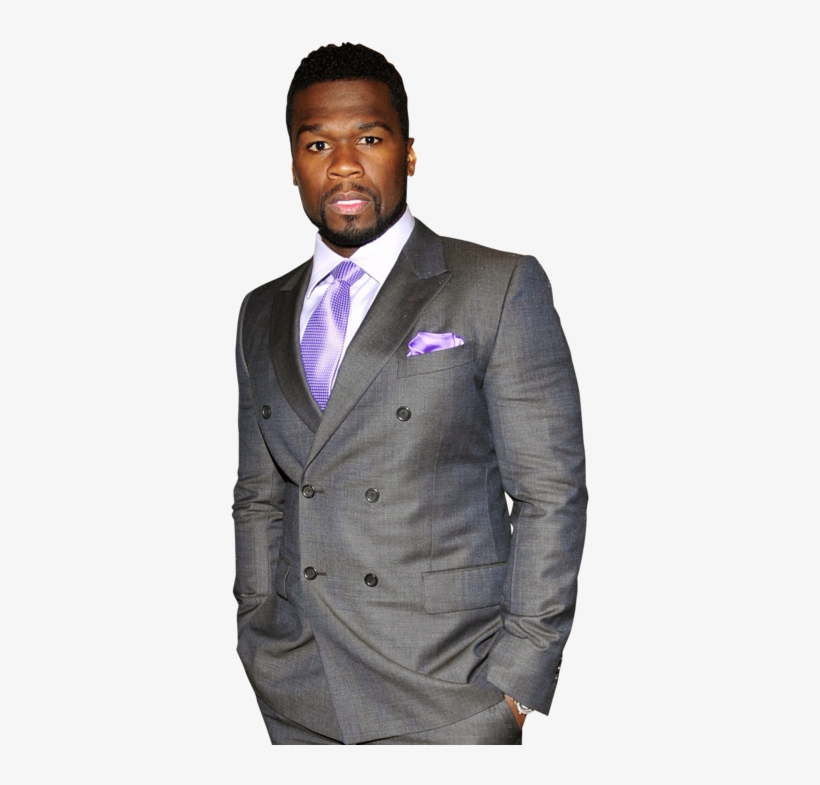 50 Cent At A Screening Of 'scream 4' - Tuxedo, transparent png download