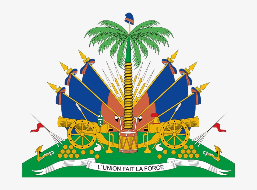 Haiti Flag Coat Of Arms Of Haiti - Haitian Coat Of Arms, transparent png download