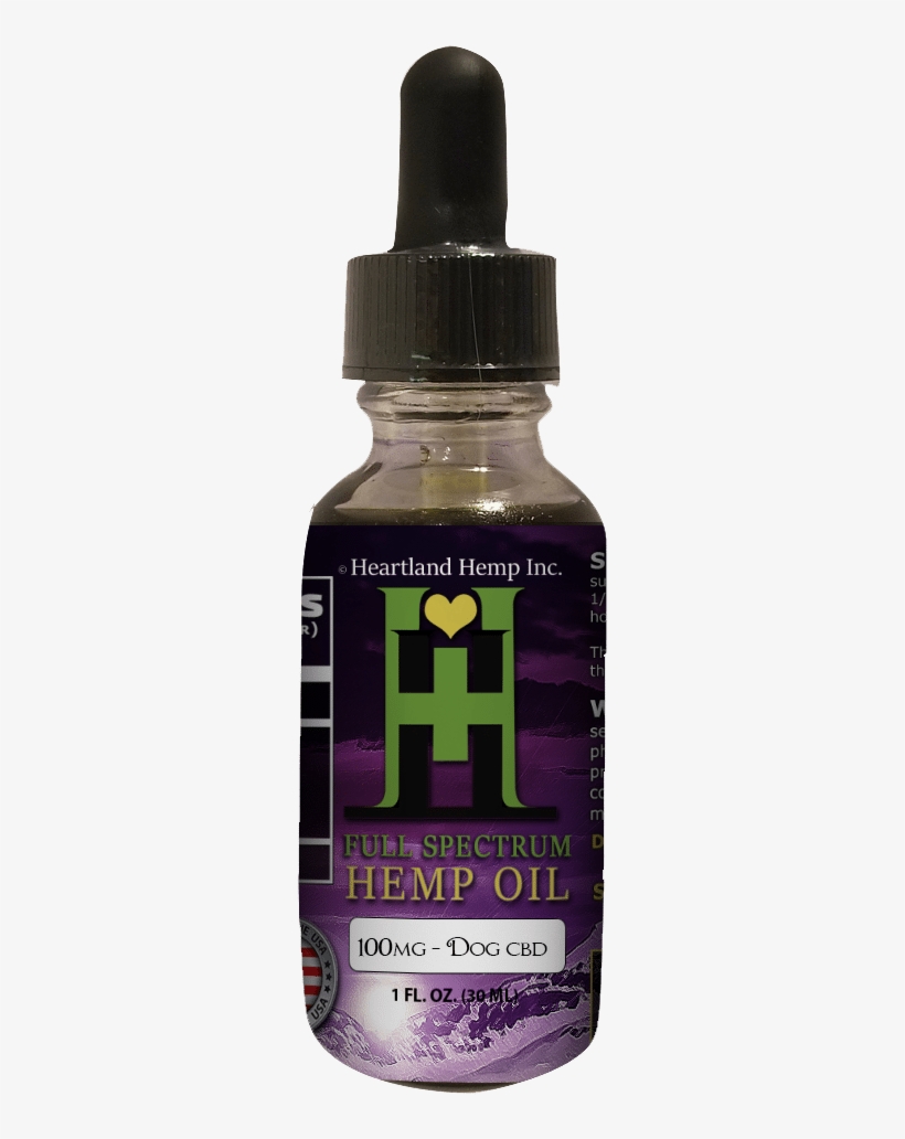 Cbd Dog Oil 100mg Cbd Oil For Dogs 1 Oz Cbd Tincture - Grape, transparent png download