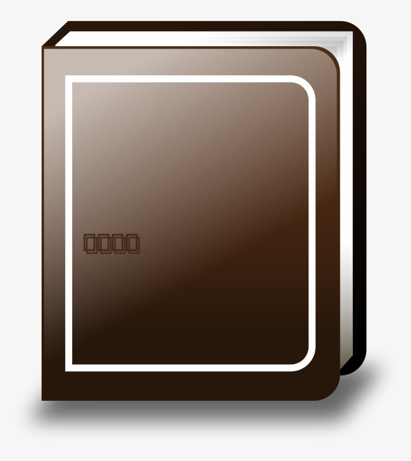 How To Set Use Brown Book Svg Vector, transparent png download