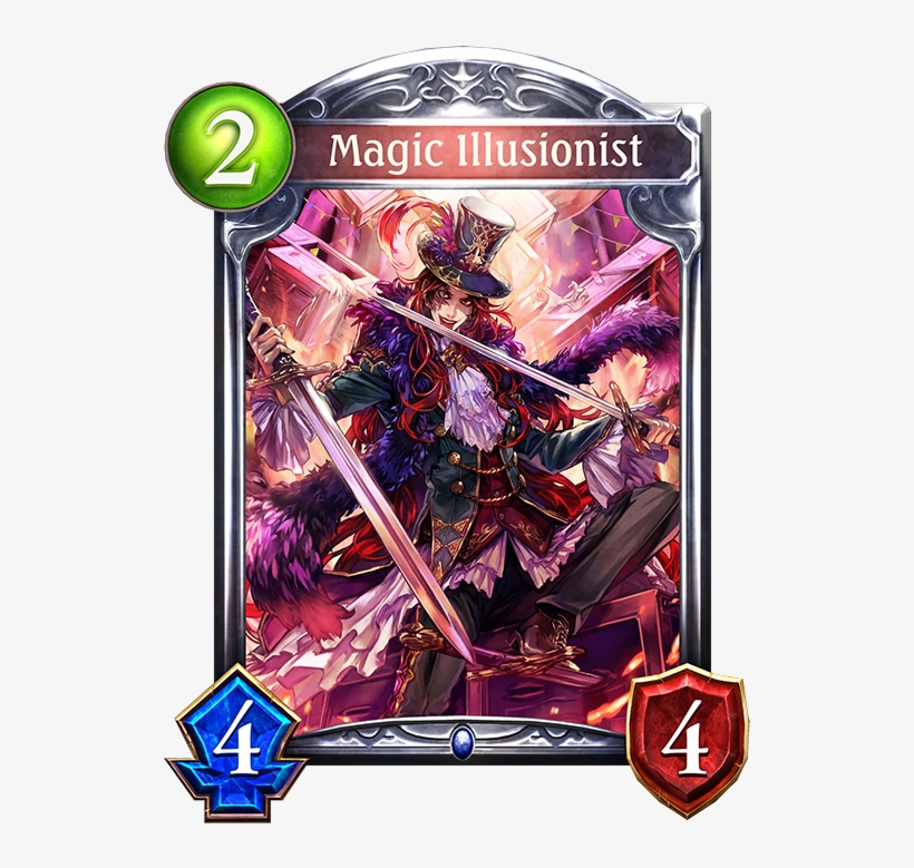 Unevolved Magic Illusionist Evolved Magic Illusionist - Floral Fencer Shadowverse, transparent png download