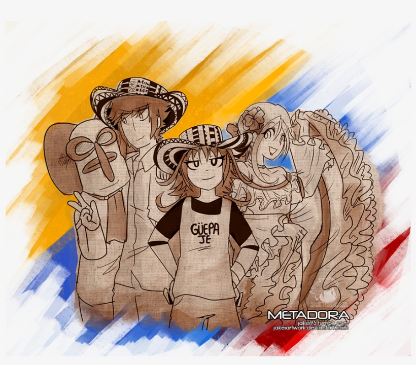 For This Independence Day Of Colombia, I Drew Just - Independence Of Colombia, transparent png download