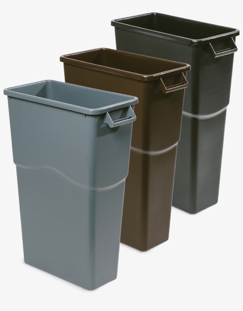Slim “mo” Waste Can - Plastic, transparent png download