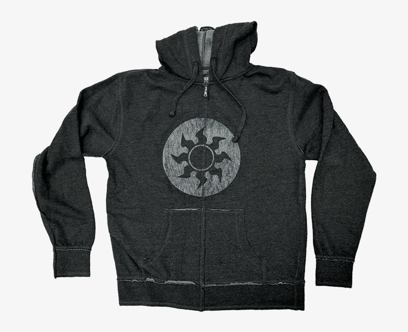 Raw Edge Hoodie White Mana, transparent png download