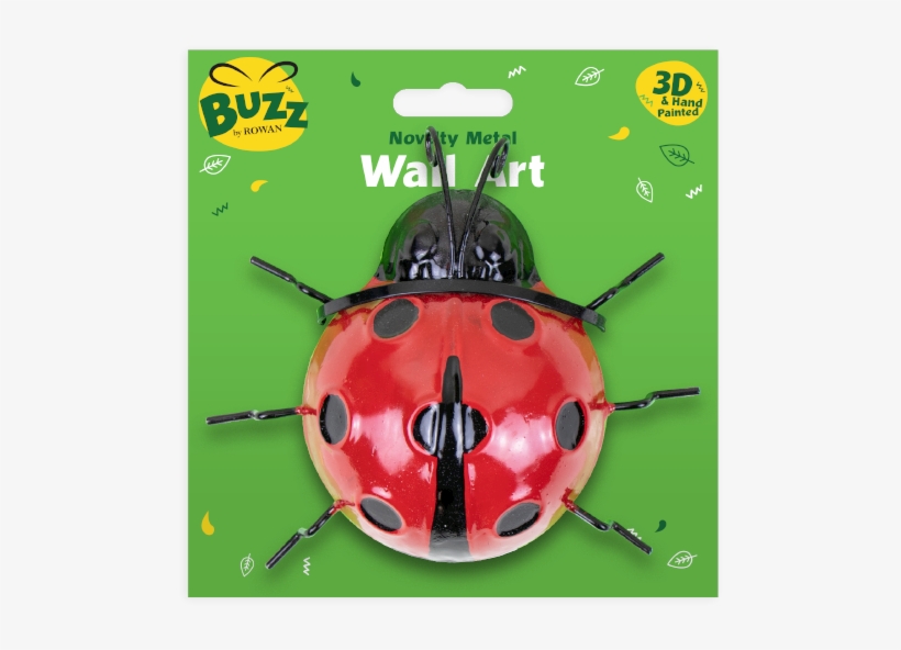 Metal Ladybird Wall Art - Ladybug, transparent png download