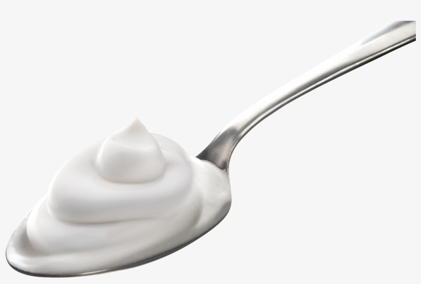 Yogurt Png High-quality Image - Spoon With Yogurt Png, transparent png download