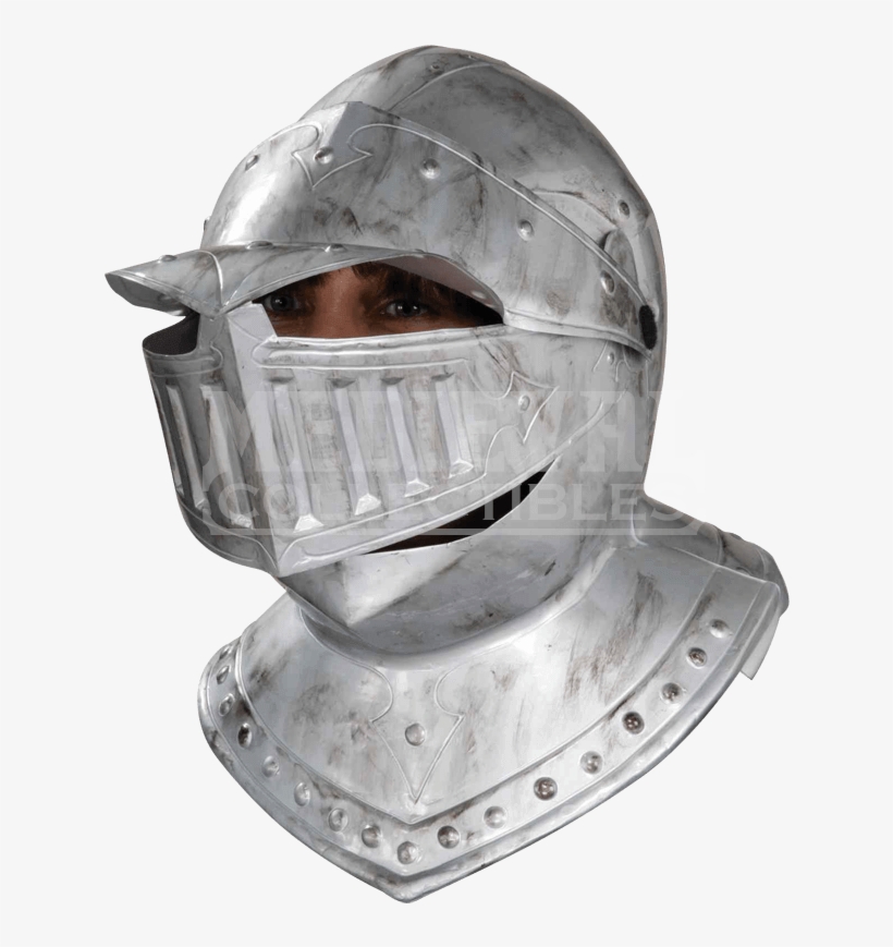 Classic Knight Costume Helmet - Knight Helmet Transparent, transparent png download