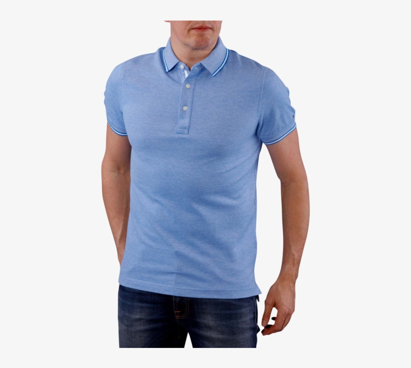 Tommy Hilfiger Oxford Polo Vitoria Blue - Blue Tommy Hilfiger Polo Men, transparent png download