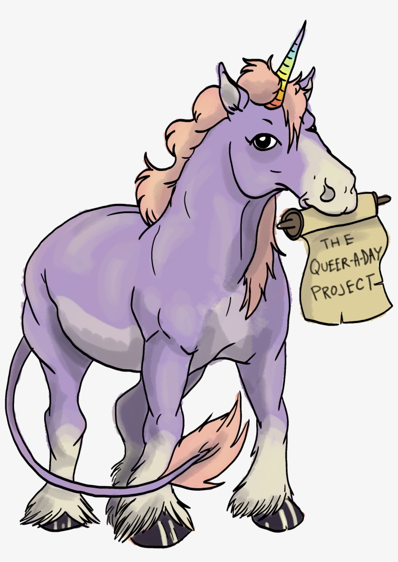 Big Gay Unicorn - Gay Unicorn Png, transparent png download