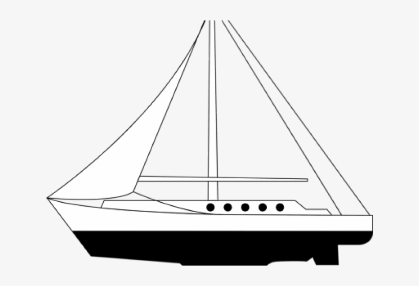 Sailing Boat Clipart Boat Tour - Sandbagger Sloop, transparent png download