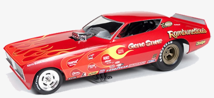 '71 Dodge Charger Gene Snow Rambunctious Funny Car - Autoworld Diecast Funny Cars Dodge Charger, transparent png download