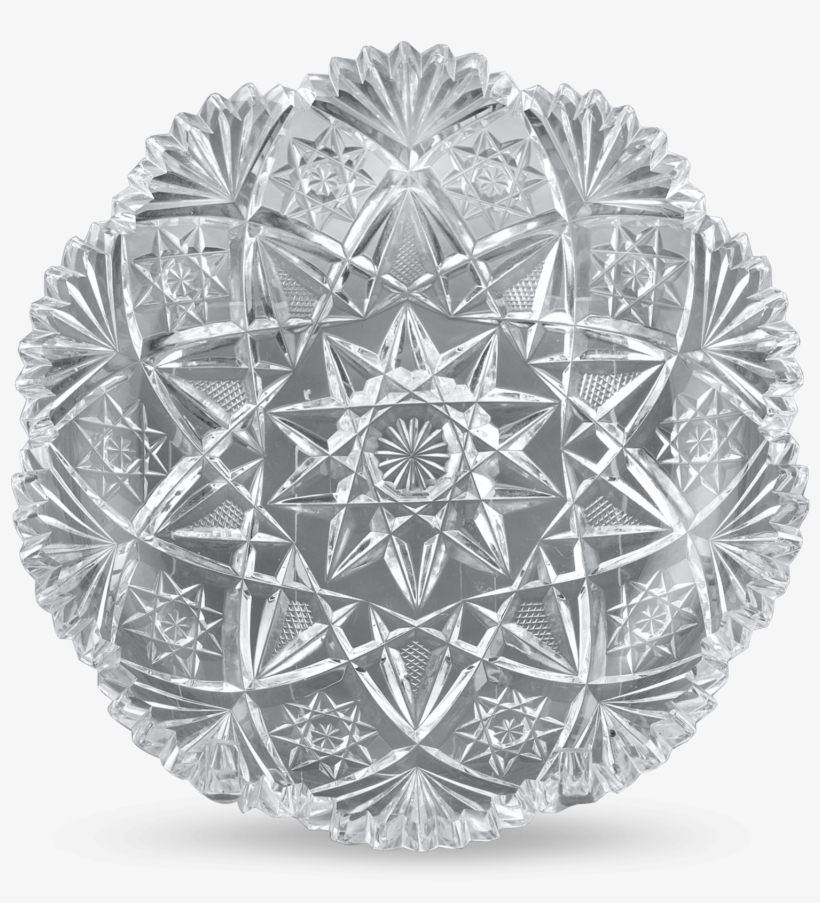Antique Glass, American Brilliant Period, Cut Glass - Circle, transparent png download