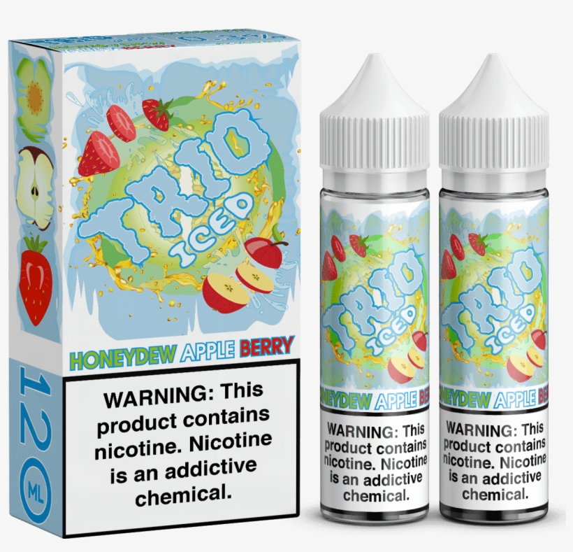 Honeydew Apple Berry Iced By Trio E Liqu - Apple, transparent png download