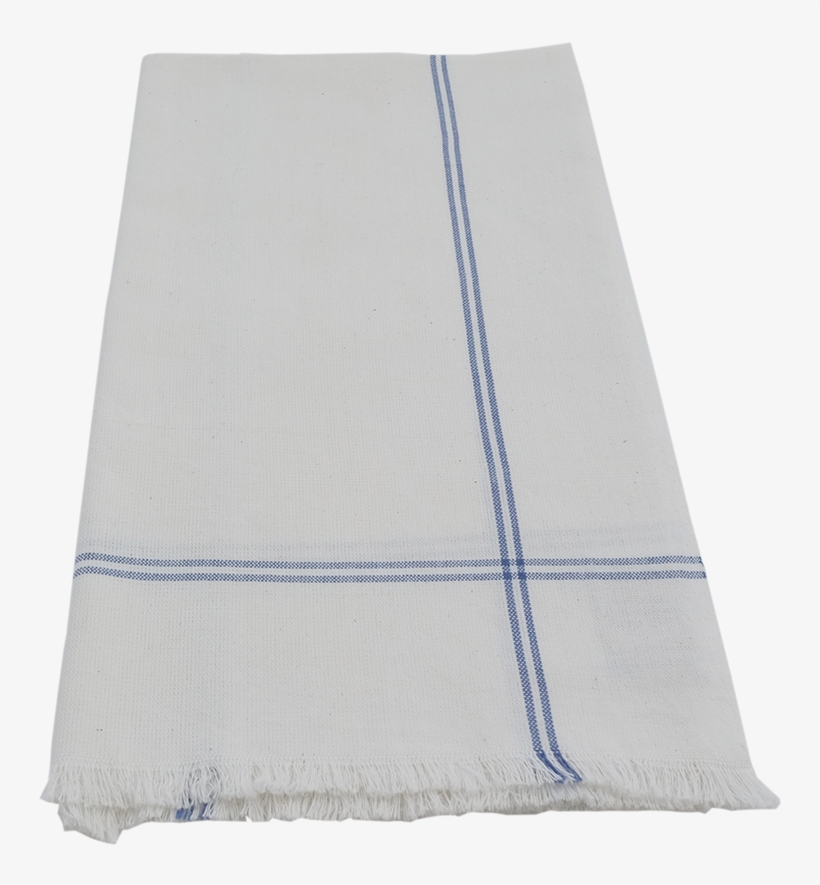 Blue Classic Stripe Towel - Scarf, transparent png download