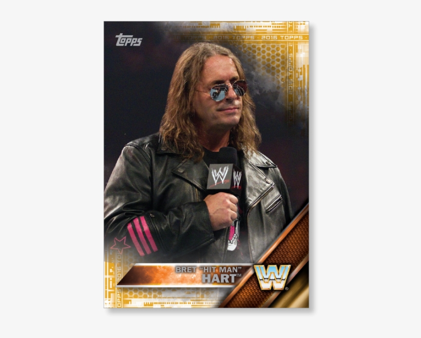 2016 Topps Wwe Bret - Bret Hart, transparent png download