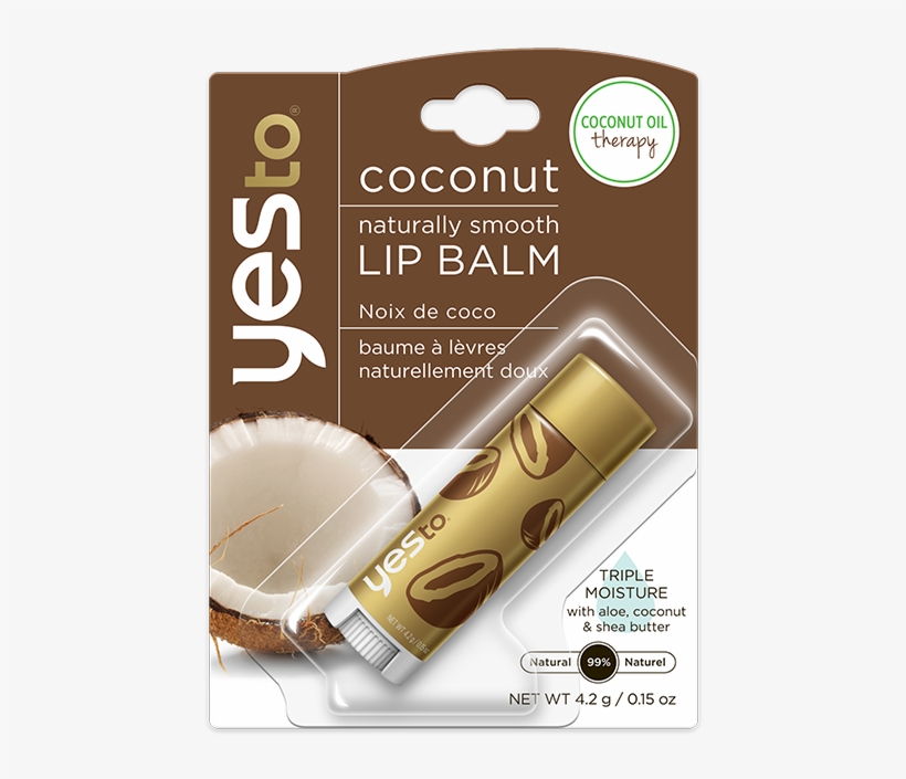 Yes To Coconut Naturally Smooth Lip Balm - Yes To Lip Balm, transparent png download