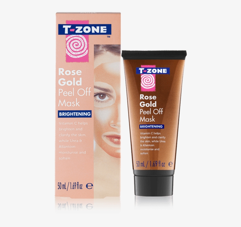T Zone Rose Gold Peel Off Mask, transparent png download