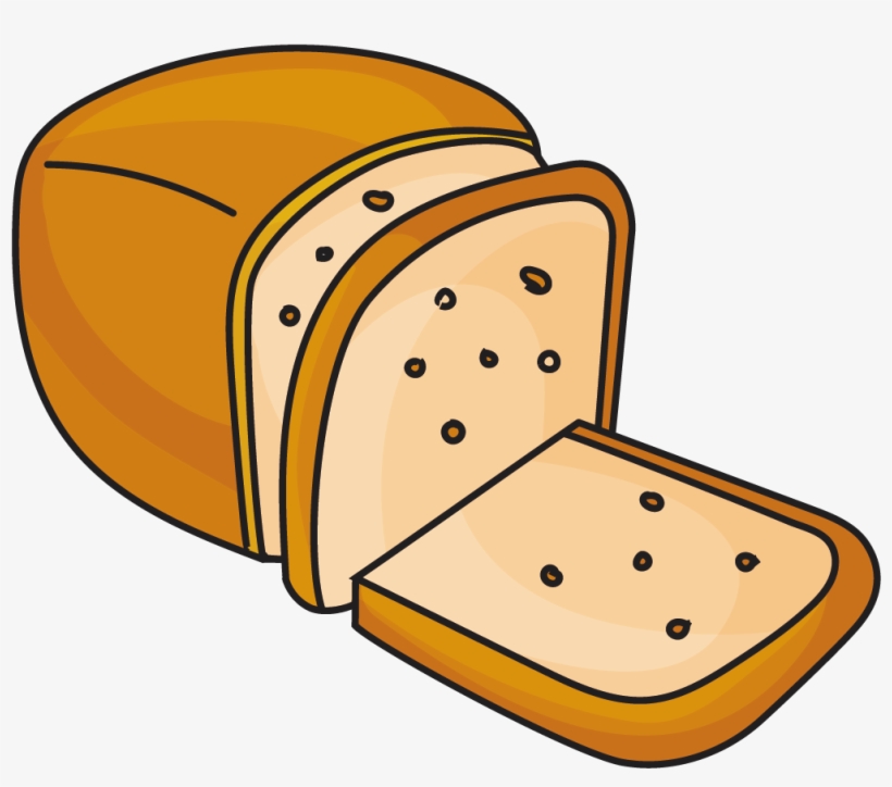 Toast Sliced Bread Breakfast Bakery - Vector Bread Png, transparent png download