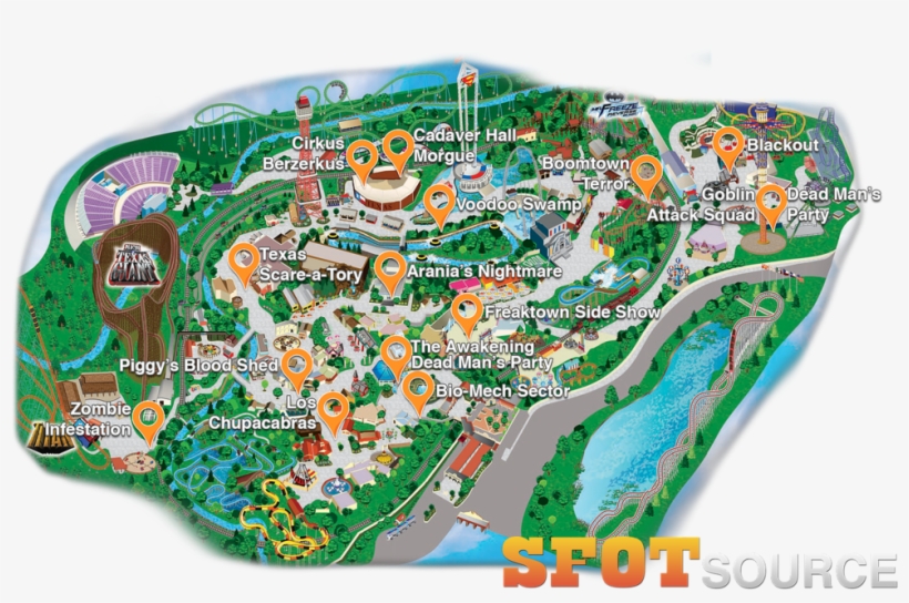 8f0a25 Mv2 D 2118 1282 S 2 - Six Flags Over Texas Map, transparent png download