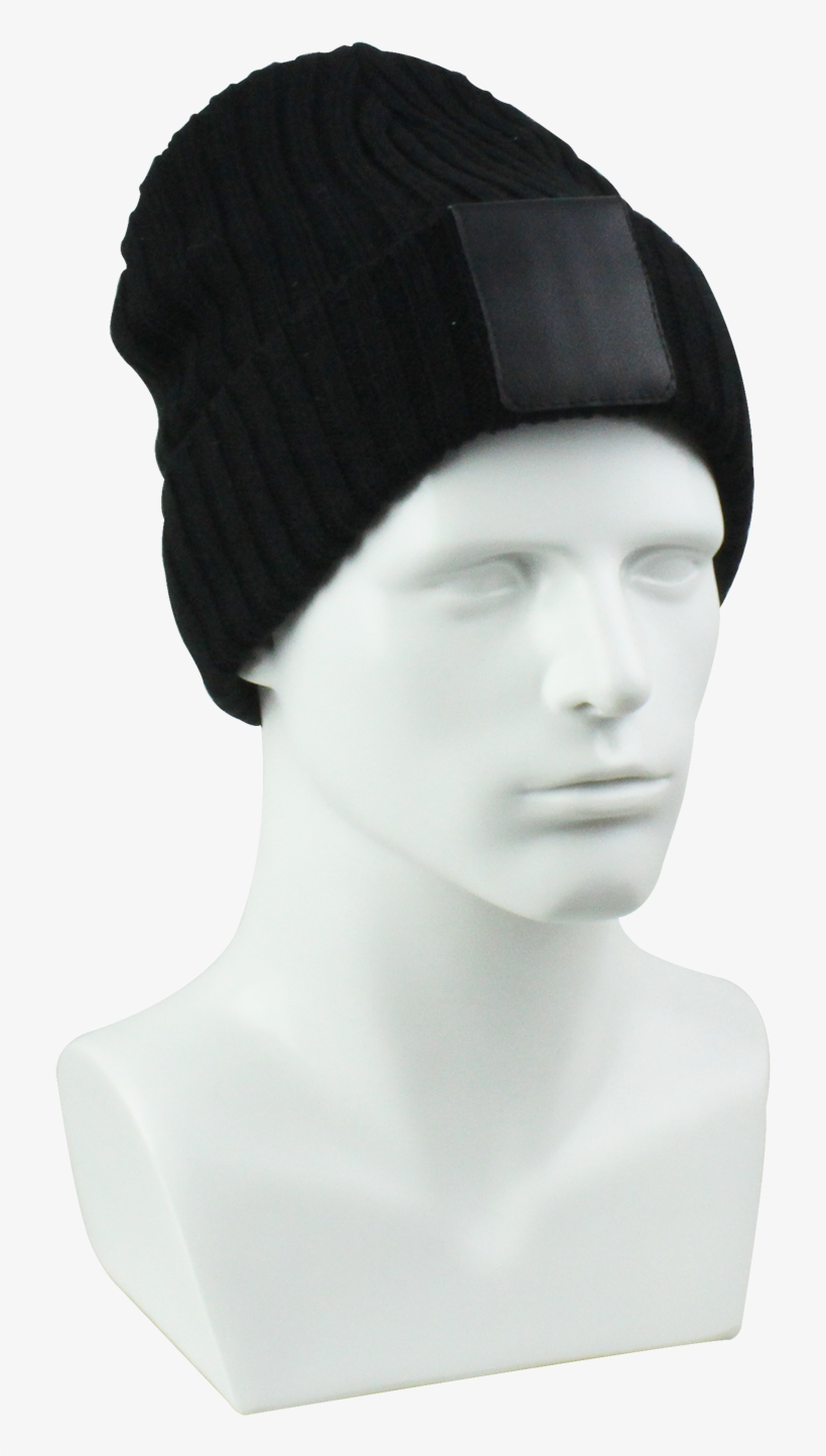 Knitted Winter Hat With Led Light - Knit Cap, transparent png download