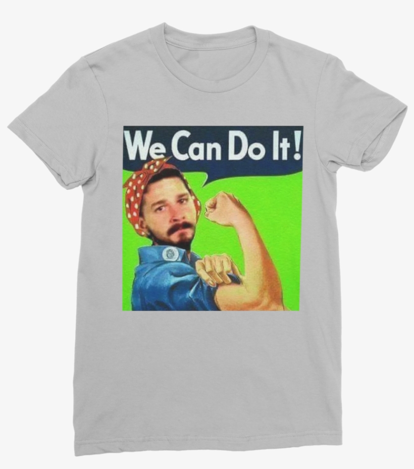 We Can Do It Meme ﻿classic Women's T-shirt - We Can Do It Ww2, transparent png download