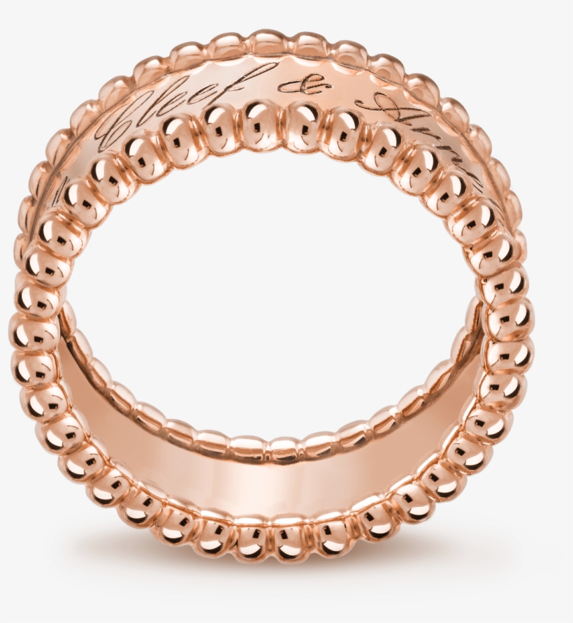 Perlée Signature Ring, - Van Cleef & Arpels Perlée Signature Ring Woman, transparent png download
