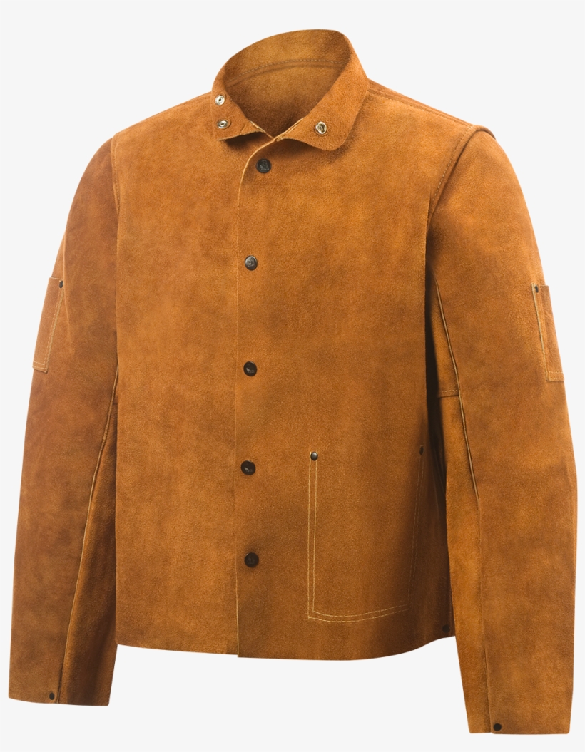 Steiner Weld Cool Leather Jacket - Coat, transparent png download