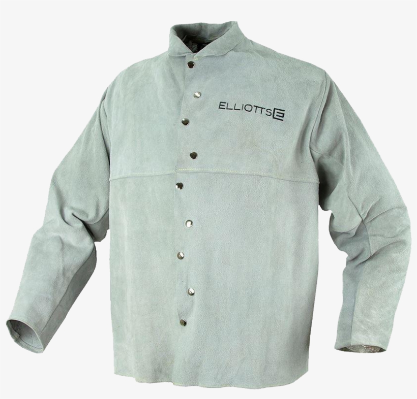 Elliotts Chrome Leather Welders Jacket 5x Large Acsj711xxxxxl - Welders Jacket, transparent png download