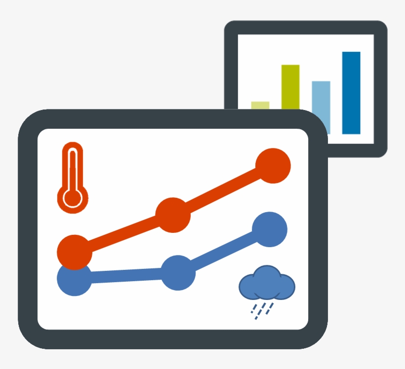 Click A Data Point On The Chart To Display The Corresponding - Climate Data Icon Png, transparent png download