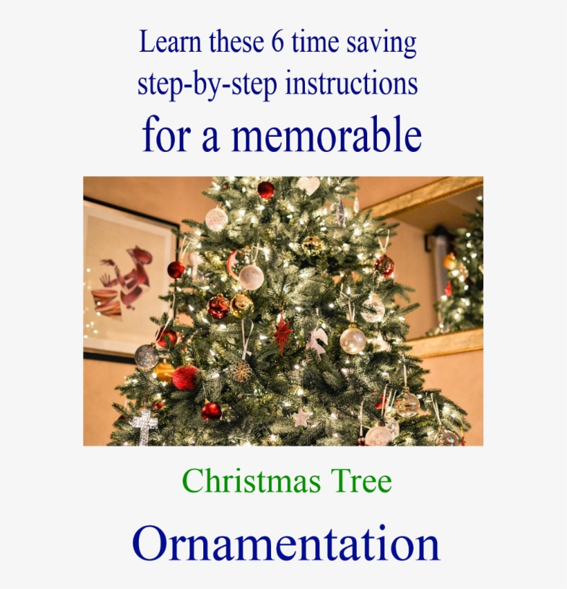 How To Easily Decorate A Pre-lit Needle Branch Flocked - Christmas Tree With Rozes, transparent png download