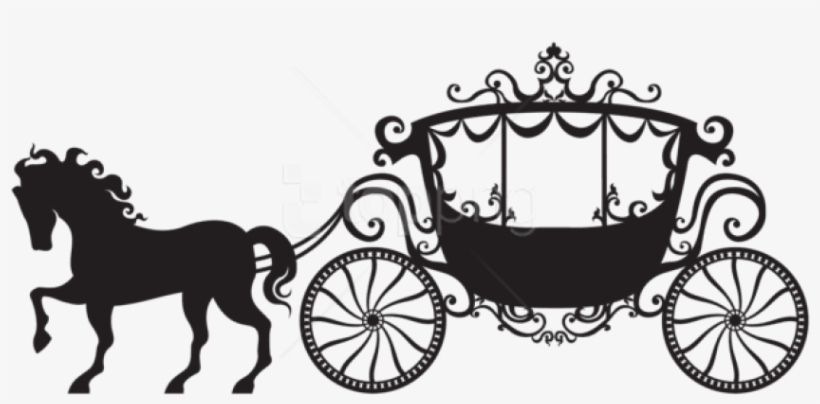 Free Png Carriage Silhouette Png - Carriage Clipart Png, transparent png download