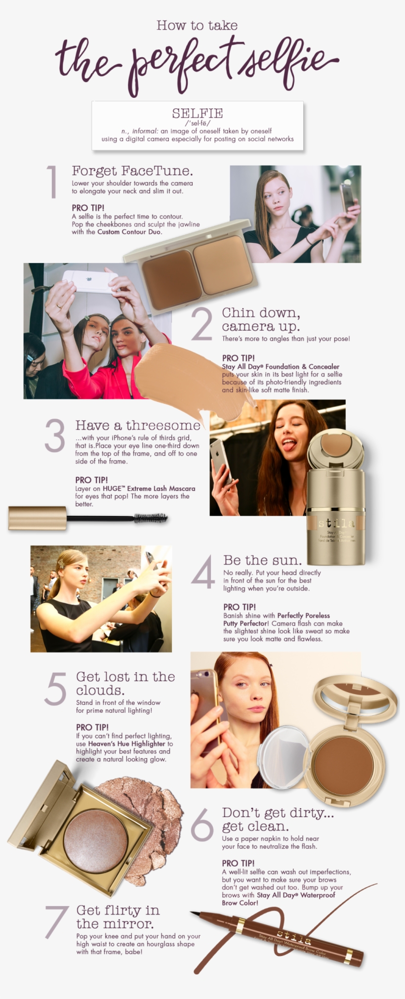Selfie How-tos - Collage, transparent png download