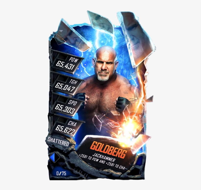 Goldberg S5 24 Shattered - Wwe Supercard Shattered Alexa Bliss, transparent png download