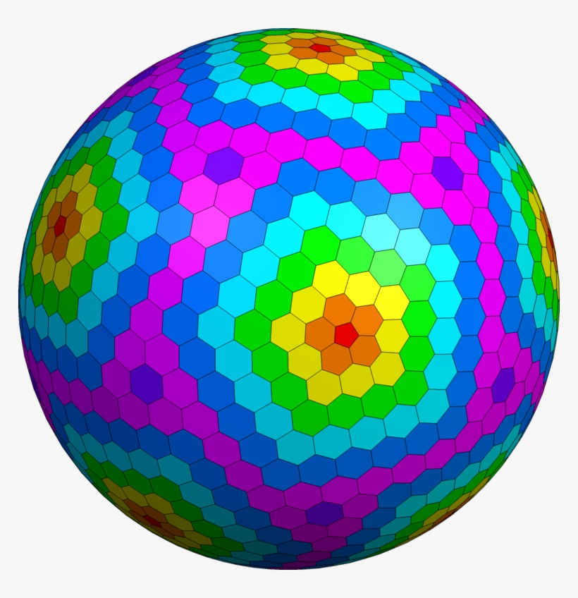 Goldberg Polyhedron 9 3 - Circle, transparent png download