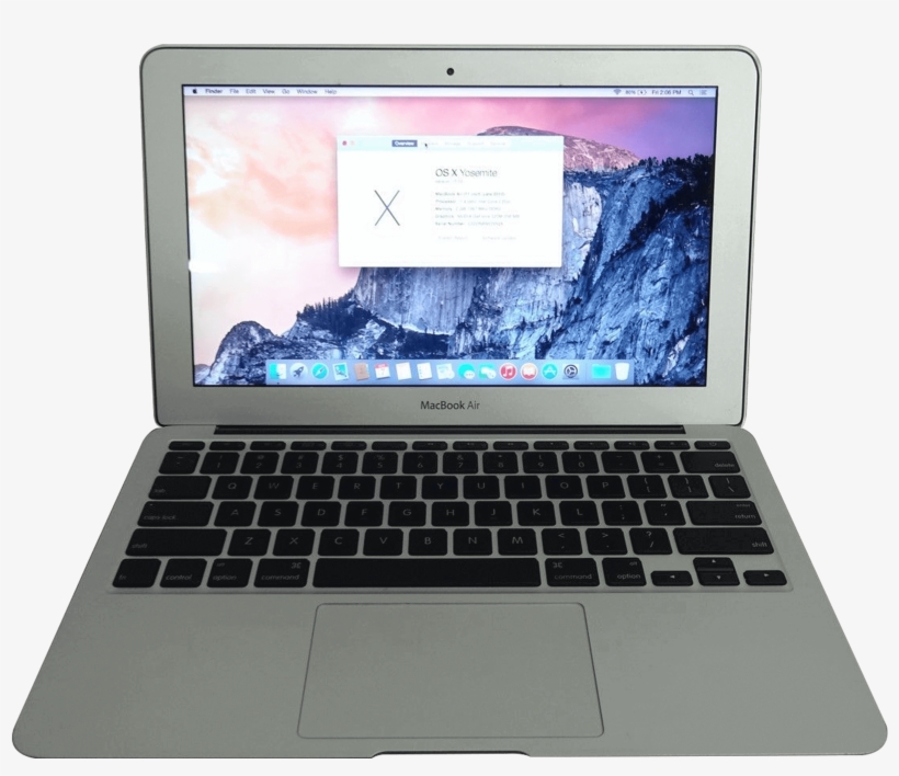 Acer Intel Core I5 - Macbook Air 11 1.6 Ghz I5 4gb 128gb, transparent png download