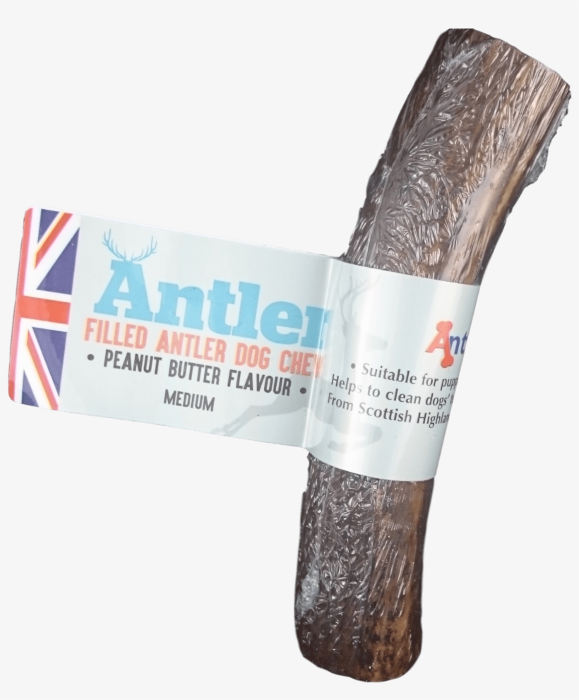 Peanut Butter Filled Antler - Wood, transparent png download
