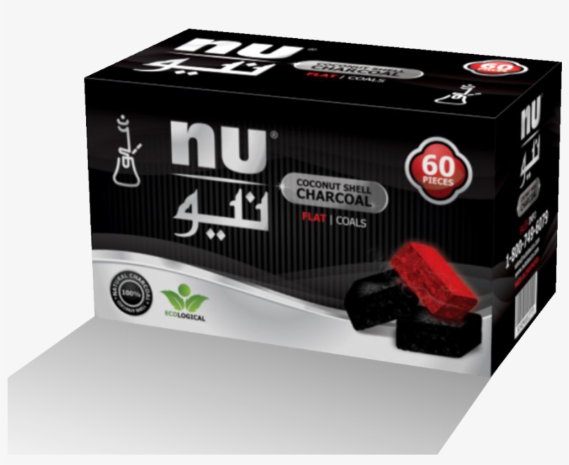 Nu Coals Pcs Hookah Charcoal Tobacco Nutobacco - Nu Charcoal, transparent png download