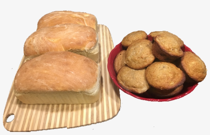 Homemade Bread And Muffin Pngs Featuring Bread And - Hard Dough Bread, transparent png download