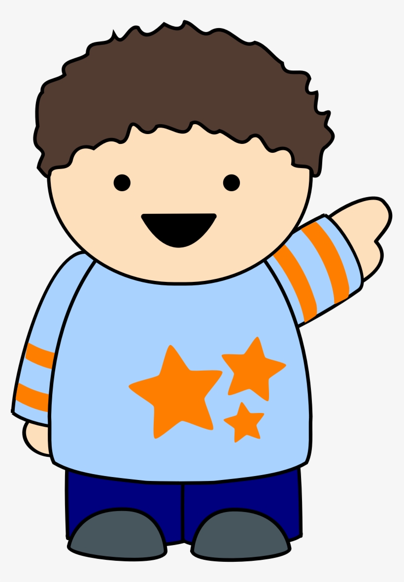 Picture Freeuse Stock Boy Big Image Png - Boy Pointing Clipart Png, transparent png download